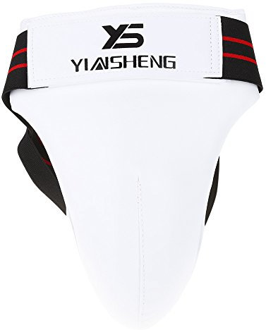 MMA Cup,Tiefschütz Herren Kampfsport Boxen Taekwondo Muay Thai Kickboxen Karate Tiefschutz Protector Groin Schutz Cup Tiefschutz Hose Shorts Jockstrap Sanda Crotch Beschützer for Kinder Junge (L)