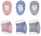 Baby Krabbeln 3 Paar Baby Knieschoner und 3 Paar Baby Socken mit Gummipunkte Anti-rutsch für Baby Krabbelschoner Krabbelhilfe Knieschützer 0-24 Monate