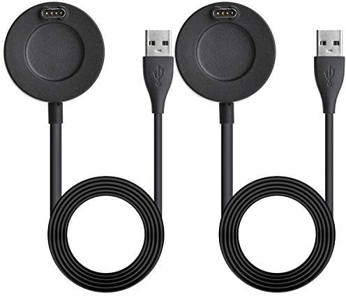 2 Pack Replacement for Garmin Fenix 7/7S/7X6/6S/6X Pro,5/5S/5X Plus Charger Dock,USB Charging Cable Pad for Garmin Vivoactive 3 / Instinct/Music/Forerunner 935 Smartwatch