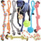 Youngever Lot de 8 Jouets pour Grand Chien, Chien Jouet Indestructible, Jouet Chien en Corde pour Chien de Taille Grande