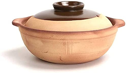 Casserole Dishes with Lids Soup Casserole Traditional Unglazed Ceramic Casserole,heatresistant Slow Cooking Clay Pot