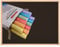 Kreidetafel Schreibtafel Wandtafel schwarz Blackboard Tafel 80x60 cm mit Kreide