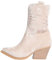 Stivali Camperos Texani Donna Estivi Bassi in Camoscio e Trasforati con Tacco Basso (Beige, Sistema Taglie Calzature EU, Adulto, Numero, Media, 40)