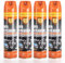 BESCH Pack 4 Limpia Salpicaderos para Coche 600ml | Limpiador para Plástico, Vinilo, Cuero, y Gomas - Protector Interior Coche Protege Daño UV (Sabor a Aire Fresco)