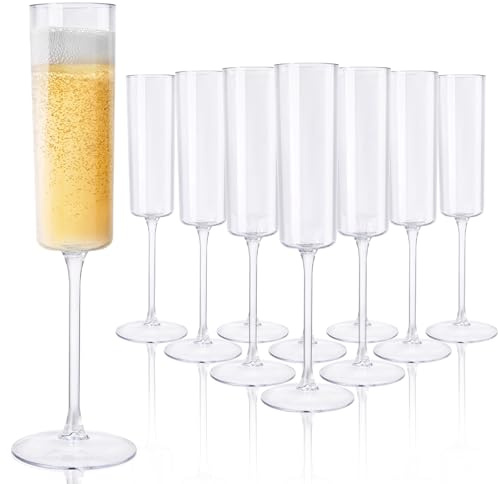 Ciaell 36 Pack Plastic Champagne Flutes for Weddings Party