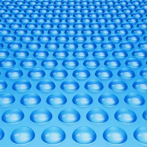 VEVOR Solar Pool Cover, 24 x 12 ft Rectangle Solar Blanket for Pools, Inground Above Ground Swimming Pool Solar Cover, 8 mil Solar Covers Blue