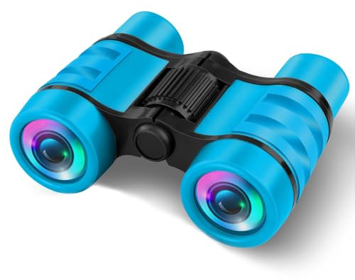 GLEEMEN Fernglas für Kinder, Spielzeug, Geschenke für Kinder ab 3, 4, 5, 6, 7 und älter, für kleine Jungen Mädchen, für Vogelbeobachtung, Jagen, Wandern, Geburtstagsgeschenke (Blau)