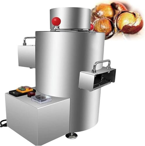 Máquina Peladora De Castañas Máquina Peladora Eléctrica - Herramienta Automática De Acero Inoxidable para Cortar Castañas con Capacidad De 40 Kg/H, Sin Dañar Las Castañas