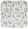 Balbina® Wickelunterlage Wickeltischauflage Wickelauflage baumwolle 60x70 I Tiere in Blättern