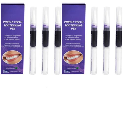 Zähne Aufhellen, Bleaching Zähne, Zahnaufhellung Stift, Teeth Whitening Pen, Zahnbleaching Gel, Zahnaufhellung Bleaching, Zahn Bleaching Aufhellung, Zahnweiss Stift, Zahn Weissmacher, 3ml (6Stück)