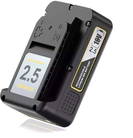 Batterie de rechange 2,5 Ah compatible avec les outils électriques sans fil Karcher 18 V, WD 1 Compact, WD 2-18, SE 3-18, 1 pièce