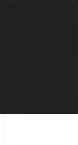 Buchkalender 1T/1S 336S schwarz 2027: Tagesplaner 15x21 cm mit 7 Tagen auf 6 Seiten, Zeiteinteilung 7-19 Uhr, Tages- & Wochenzählung, Leseband & Eckenperforation für Arbeit & Studium
