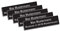 Gravierwerkstatt 5X Drohnen Kennzeichen Aluminium elox. 40x10mm mit hochwertiger Lasergravur inkl. Klebestreifen