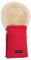 WERNER CHRIST BABY, Lammfell-Fußsack OSLO für Babywanne – Winterfußsack aus medizinischem Fell (ab 0 bis 6 Monate) für Tragetasche, Babyschale, Kinderwagen, in Chili Red (rot)