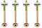 M6 x 14 mm Kreuz Dübel Lauf Muttern mit 130 mm Möbel Anschluss Schrauben für Etagenbetten Babybett – Set von 4