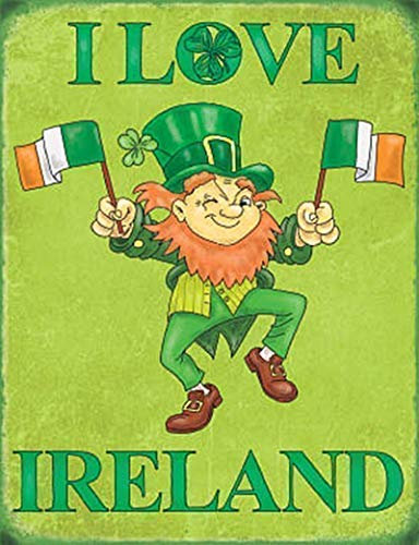 I Love Irland Kobold Stahl Kühlschrank-magnet (Og)