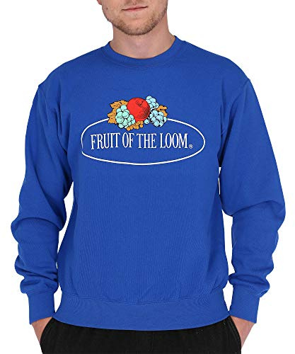 Fruit of the Loom Sweatshirt mit großem Vintage-Logo, Farbe:royal, Größe:2XL