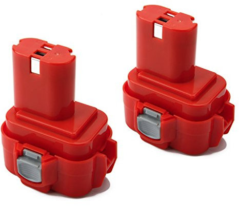 2X Shentec 9.6V 4.5Ah NI-MH and Ladegerät ErsatzAkku für Makita 9120 PA09 9134 9135 9135A 9100A 9101A 9102 6261D 6207D PA09 9100 192595-8 192596-6 192638-6 193977-7 638344-4-2 Makita Werkzeugakku
