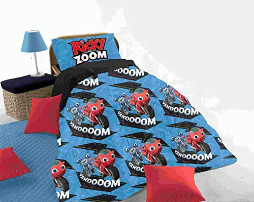 RICKY ZOOM Winter-Steppdecke für Einzelbett, 170 x 260 cm