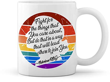 Notorious RBG Ruth Bader Ginsburg retro Weiße Tasse Mug