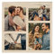Herz & Heim® Holzbild mit eigenen Fotos gestalten - tolle Geschenkidee zu Weihnachten/Geburtstag/Muttertag/Valentinstag 4 Fotos, 24 cm x 24 cm