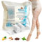 Ritalia® BENDAGGI DRENANTI GAMBE con EFFETTO FREDDO azione tonificante e defaticante con estratti 100% Naturali Bendaggio ANTICELLULITE SNELLENTE RASSODANTE 2 Bende