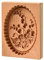 Windyday Holzbackform Mit Blumenmuster - Keksformen Und Plätzchen-Ausstecher - Sichere Form Für Kekse, Lebkuchen Und Mooncakes