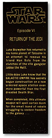 Star Wars: Return of The Jedi Title Crawl Printed Area Rug | 27 x 77 Inches