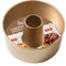 DECORA, 0070109 Moule Gold Line Chiffon Cake Ø 20,5 x 10 cm, Idéal pour préparer Chiffon Cake, Moule avec Base Plate Amovible pour Les gâteaux Classiques en Forme de Fleur, Métal antiadhésif Robuste