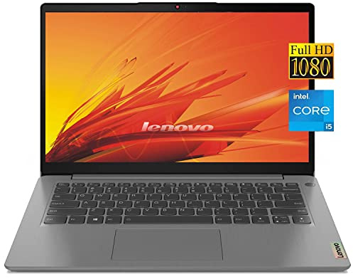 Lenovo 2023 nuovo laptop IdeaPad 3, display FHD da 14 pollici, Intel Core i5-1135G7, 8 GB di RAM, SSD da 512 GB, grafica Intel Iris X, Wi-Fi 6, Bluetooth 5.0, Windows 11 Home, bundle con JAWFOAL