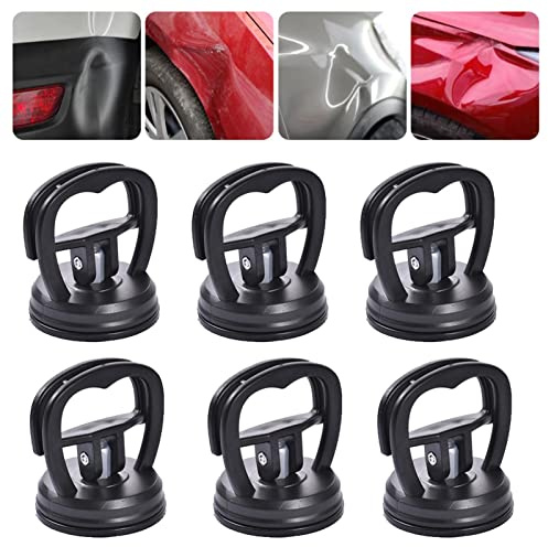 Luckyki Estrattore per ammaccature Auto, Set di 6 Estrattori a Ventosa Multiuso, Ventosa per la Riparazione di ammaccature, Carrozzeria Ventose per Tablet Telefono Vetro Auto Strumento di Riparazione