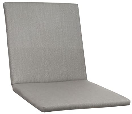 KETTtex EXKLUSIV Auflage Niederlehner Mittelgrau I Gartenstuhl Polster 103x50x4cm I KTH2 Sitzauflage Sunbrella I atmungsaktive Stuhlauflage I UV-beständiges Sitzkissen I Dessin 2317