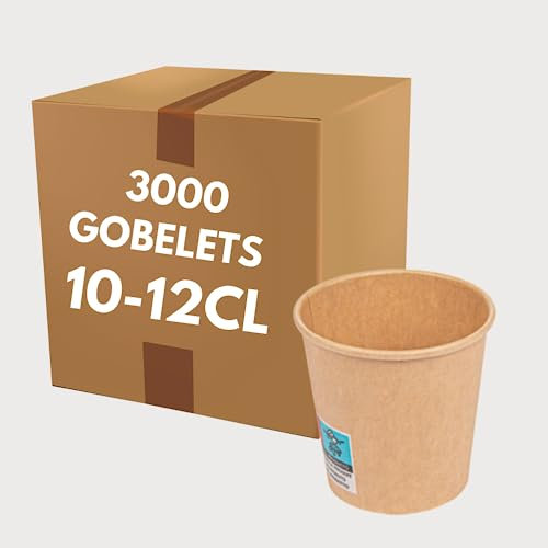 COVR Gobelets kraft (10-12cl - 4oz / 3000 unités)