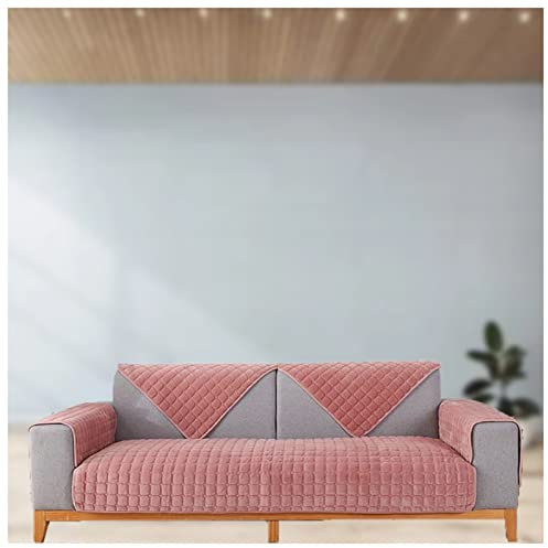 VVLXRIC Schondecke Sofa, Haustier Sofa Schutzabdeckung Sofaschutzdecke, Gesteppte Haustierabdeckung, Kinder, Katzen,Hunde,Pink-70×180CM