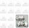 SUBTAVIK 12 Pcs Shower Caddy Adhesive Hooks Replacement, Corner Shower Caddy Adhesive Sticker Hooks Transparent Sticky Hooks for Bathroom Kitchen Shower Caddy Corner Shelf (Single Hook) YW0132