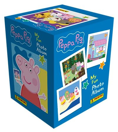 Panini Peppa Pig Sticker Mein Fotoalbum - Sticker & Cards (Deutsche Version 2023) – 1x DISPLAY je 36x Stickertüten