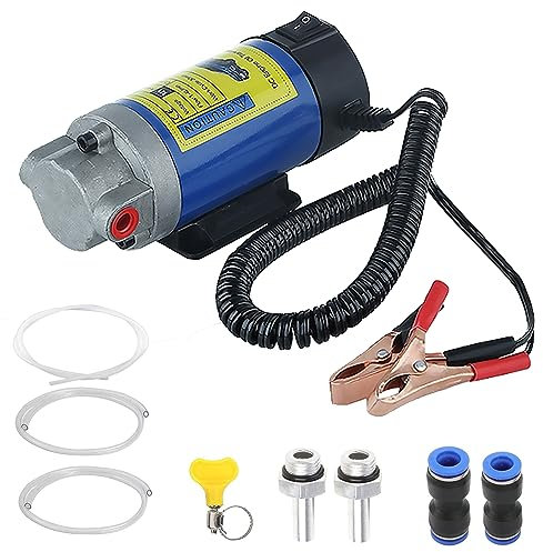 Pompa Estrattore Olio, Pompa di Trasferimento Dell'Olio Elettrica dell'automobile 12v 100w Pompa Dell'Estrattore Dell'Olio,Elettrica Pompa Estrattore per Automobile, Motorbike, Trattori, Camion