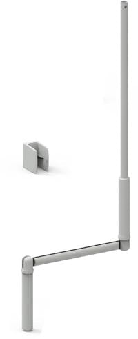 Manivelle gris clair de volet roulant 1500 mm Ø 12 mm