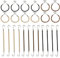 24 pezzi elastici per capelli elastici per capelli da donna, elastici per capelli da bambina