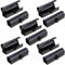 Köderbox Ratte schwarz I Kinder- und Haustiersicher I Effektive Ratten Köderstation für Rattengift, Giftköder I Rattenköderstation, Rattenköderbox Haus, Garten (10er Set)
