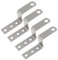 4 staffe a forma di Z, ad angolo retto, staffe di fissaggio per mobili, mensole, casa, capannoni, cancelli, 25 mm