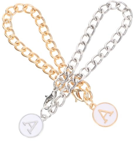 OSOLADY 2Pcs Chaîne Tasse Pendentif Tasses Lettre Charme Tumbler Tasse Charmes Tumbler Tasse Accessoires Charmes Tumbler Charmes Chaîne De Bouteille Chaîne Suspendue Tumbler Tasse Décor