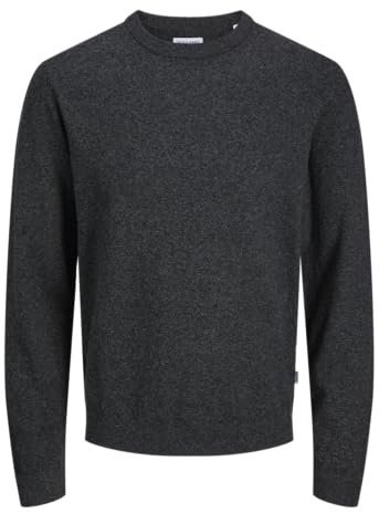 JACK & JONES Male Strickpullover Einfarbig Strickpullover