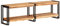 Myheimly TV-Schrank 140x30x40 cm Massivholz Akazie