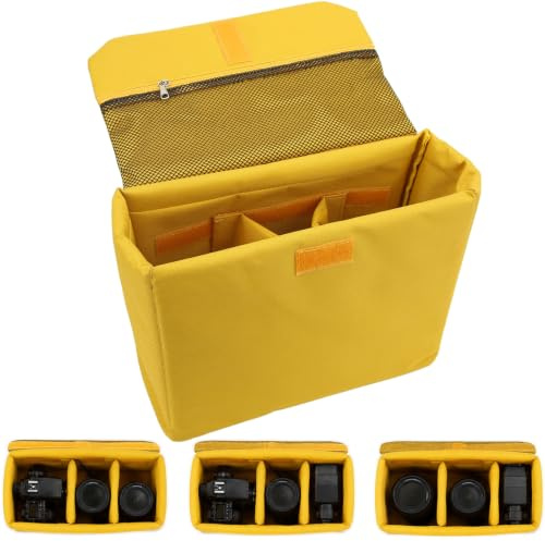 LVIFLOAE Insert appareil photo pour Sac à Dos, Sac de Protection Étanche, Insertion d’appareil Photo Résistant aux Chocs pour Objectifs
