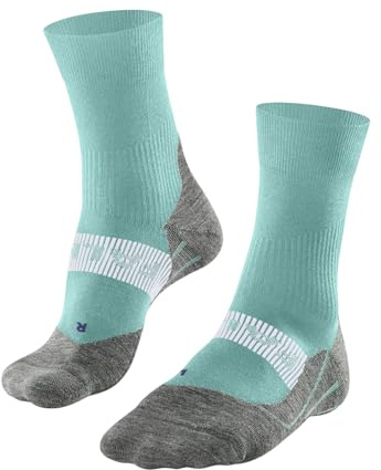 FALKE Damen Laufsocken RU4 Endurance Cool W So Funktionsmaterial antiblasen 1 Paar, Blau Fiji 6423, 37-38