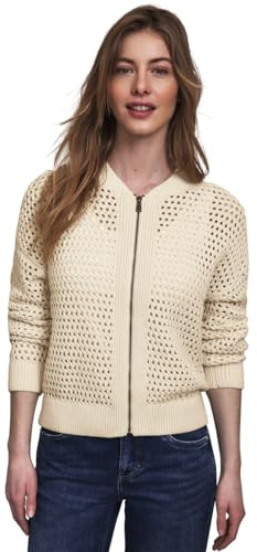 Street One Studio Damen Cardigan mit Rundhals und Zipper