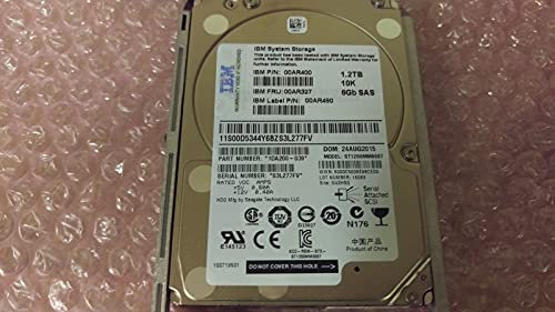 IBM 00AR327 00AR400 00AR480 1. SAS-Festplatte (2 TB, 10.000 U/min, SFF, mit Halterung)