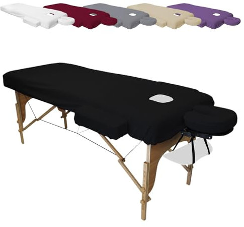 Vivezen - Kit Complet de Housses pour Table de Massage - Confort Plus - Éponge- Plusieurs Coloris