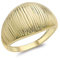 CARISSIMA Damen 9 Karat Gelbgold Diamantschliff Kuppelring - Größe P.